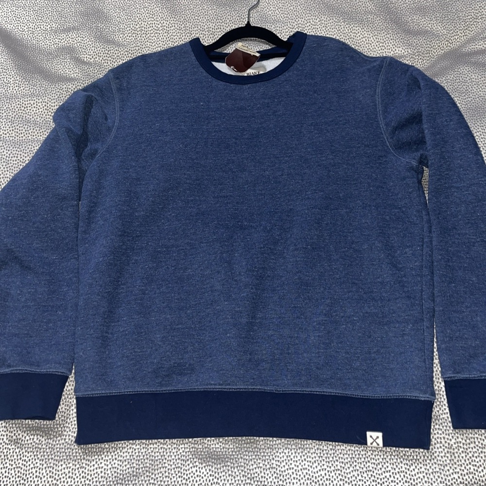 NWT Blake Shelton Lands End Medium Crewneck Sweatshirt Pullover Fleece Lining